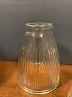 2 Vintage Glass Lamp Holophane Style Shade Art Deco Victorian Pendant 2    Fitter