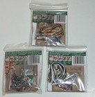 Lot Of 3 Mill Hill Holiday Pin Glass Bead Counted Cross Stitch Kits Dated 2003