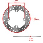 Brake Pad Set   Discs For Honda Pioneer 1000 Sxs1000m3 2016-2024 Left   Right