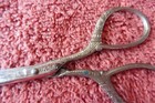 Vintage Sewing Scissors Mini Ornate Handle Thread Snips Made In Usa