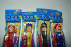 Lot Of 4 Pez Dispensers Heroes  Cello Bags Characters As Pictured