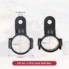 Speed Utv Adjustable Whip Mount Flag Mounts 1 75 - 2  For Can Am X3 Polaris Rzr