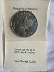 Panama Silver Gem Proof One Balboa 1972 - San Francisco Original Mint Packaging