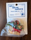 Vintage Scale Miniature Holiday Doll House Shoppe Inc Christmas Decor Basket   