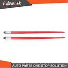 Labwork 2 Pcs Hay Bale Spear 43  3000lbs Capacity Spike Fork For Tractors Loader