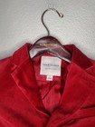 Janie And Jack Boys The Velvet Party Blazer Size 4 Red 2 Button Suit F