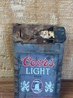 Rare Vintage Mini Coors Light Beer Lighter Damaged Broken Not Working For Parts