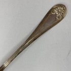 Daisy Pattern Wm Rogers Mfg Co Aa Silver Plated Serving Spoon Vtg Flatware Is