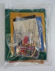 Plaid Bucilla Felt Christmas Cowboy Santa 18  Stocking Kit  85468 Usa Made Nos