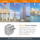 European Travel Plug Adapter Converter   International Power Plug Converter With