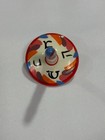 Russian Style Hand-painted Wooden Dreidel Woman Blue Headscarf