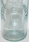 Vintage Soda Pop Bottle George Grubel 6 Pointed Star Embossed Kansas City Kansas