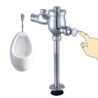 Automatic Urinal Flush Valve With For G12 Copper Push Button For Easy Operation