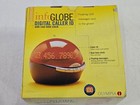 Vintage Olympia Info Globe Orange Digital Caller Id W Clock  New
