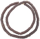 Handmade Ghana Recycled Coffee Brown Glass African Trade Beads