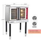 38  Commercial 240v Electric Convection Oven 1-phase Etl Cert  For Restaurants