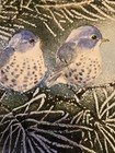 Norman Brumm Enamel On Copper Signed On Back Vintage Birds On Branch