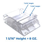 Hopper Bottom Ungrooved 8 Oz Fitting Hollymatic Super 54 Replaces 00002647
