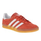 Adidas Gazelle Indoor Lace Up  Womens Orange Sneakers Casual Shoes Hq8718