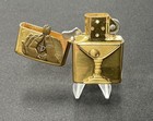 Barrett-smythe Martini Surprise Brass Zippo Lighter Near Mint 1997