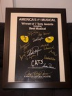 Rare Large 27x21 Signed Cats Broadway Poster - Winter Garden Cast Autographs