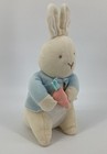 Vtg Eden My First Peter Rabbit 10    Plush Pastel Baby Beatrix Potter Bunny Carrot