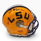 Winston Watkins Jr  Autographed Lsu Tigers Mini Speed Helmet Jsa Gold
