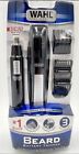 Wahl Nose Ear Body Beard Hair Wet dry Precision Blade Trimmer Set  5537-1801 New
