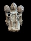 Vintage African Carved Wood Birthing Scene - Senufo akan Style - 10  Single Log