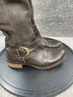 Timberland Boots Womens Size 7 5 M Earthkeepers Bethel Brown Leather Tall Riding