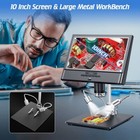 Elikliv 10   Digital Microscope 1300x Jewelry Loupe Coin Magnifier W  Led Light