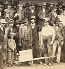 Rare  Political Photo Anti President Protest   Pony Express Sign   Dog Original