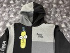 Rare Teddy Fresh X Rick And Morty Mr  Poopy Butthole Embroidered Hoodie Large