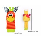 Baby Wrist Rattle Baby Socks Rattle  Baby Finder Animal Toys Set Soft Animal Toy