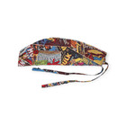 Small Super Heros Tie Back Scrub Hat  Cap 100  Cotton Surgical Medical