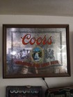 Vintage 1980 Coors Rocky Mountain Waterfall Lighted Mirror Beer Bar Sign Backlit