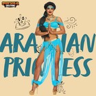 Spooktacular Creations Arabian Princess Costume Women  Fairy Dance Outfit Adult