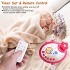 Musical Crib Mobile Bed Bell Nursery Light Star Projector Music Box Rattle Toy