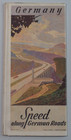 Germany Speed Along German Roads Pre World War 2 German Autobahn Road Map A681