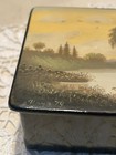 Lacquer Box Fedoskino Russian  1974 Vintage Hand Painted And Signed