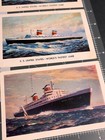 1960s Vintage Ss United States Line Steamship Boat Ocean Liner Postcard Lot Of 8