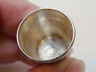 Antique Simons Bros   Sterling Silver Thimble  Size 10  Fancy Fan Decoration