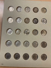 Complete Set Silver clad  Roos  Dimes 1946 - 2025 In Coin Folder  One-a-year Set