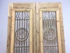 Antique French Double Doors  38 5x94 5  Iron Wood European Old World Door  D280
