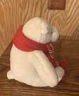Coca Cola Coke White Polar Bear W  Holiday Red Scarf 4    Mini Plush