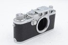 Leica Iiif Black Dial 35mm Rangefinder Camera Body  Chrome  m39 Mount 
