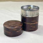 Vintage Japanese Kabazaiku Cherry Bark Tea Caddy Chazutsu Matcha Canister Japan