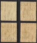 Zanzibar 1936 Sc  214-217 10c-50c Sultan Khalfa Bin Harub Mint Lh Set Cat  43 50