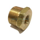 Brass Hex Bushing Reducing Npt Threads Pipe Fitting 1  Male X 3 8  Female Qty 5