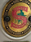 Vintage Singer 221k5 Pink Tan Featherweight Sewing Machine W case Works
